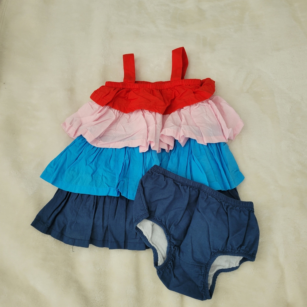 Tucker + Tate Red and Pink Dress